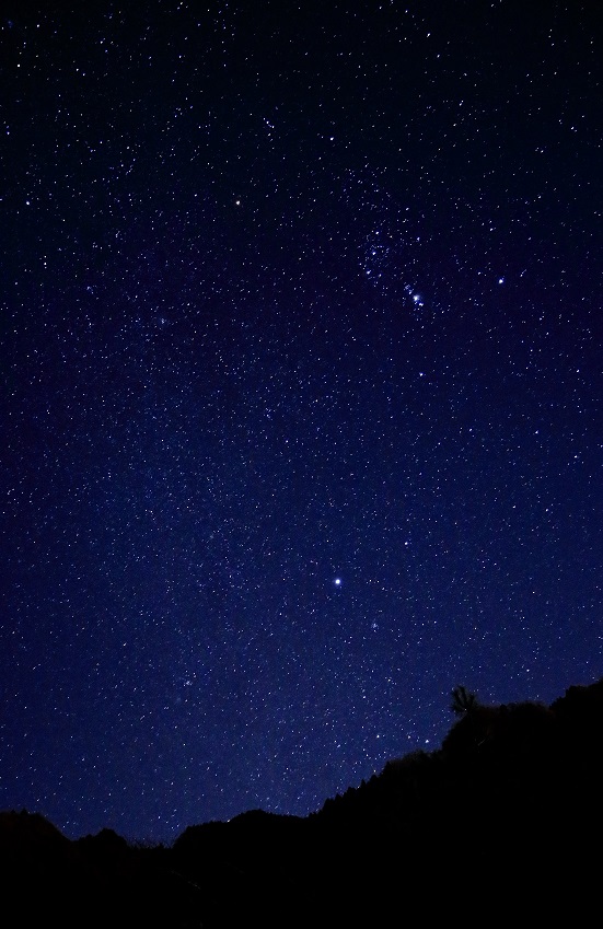 会場近くで2月に撮影した阿蘇の星空。
